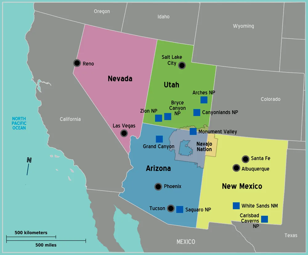 Southwestern United States, United States