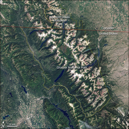 Waterton-Glacier International Peace Park