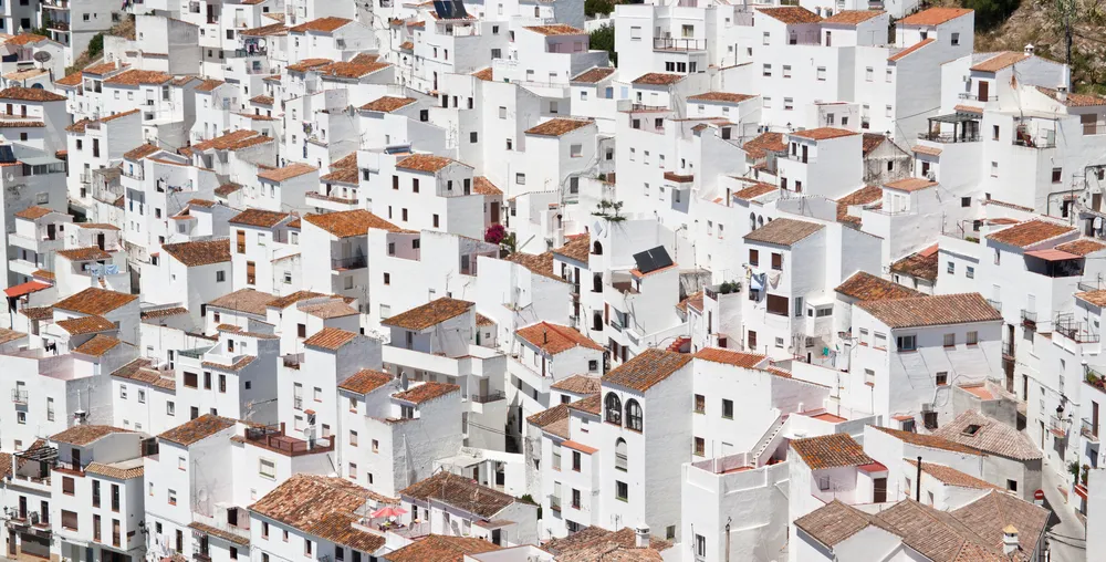 Culturally significant landscape in Casares, Spain