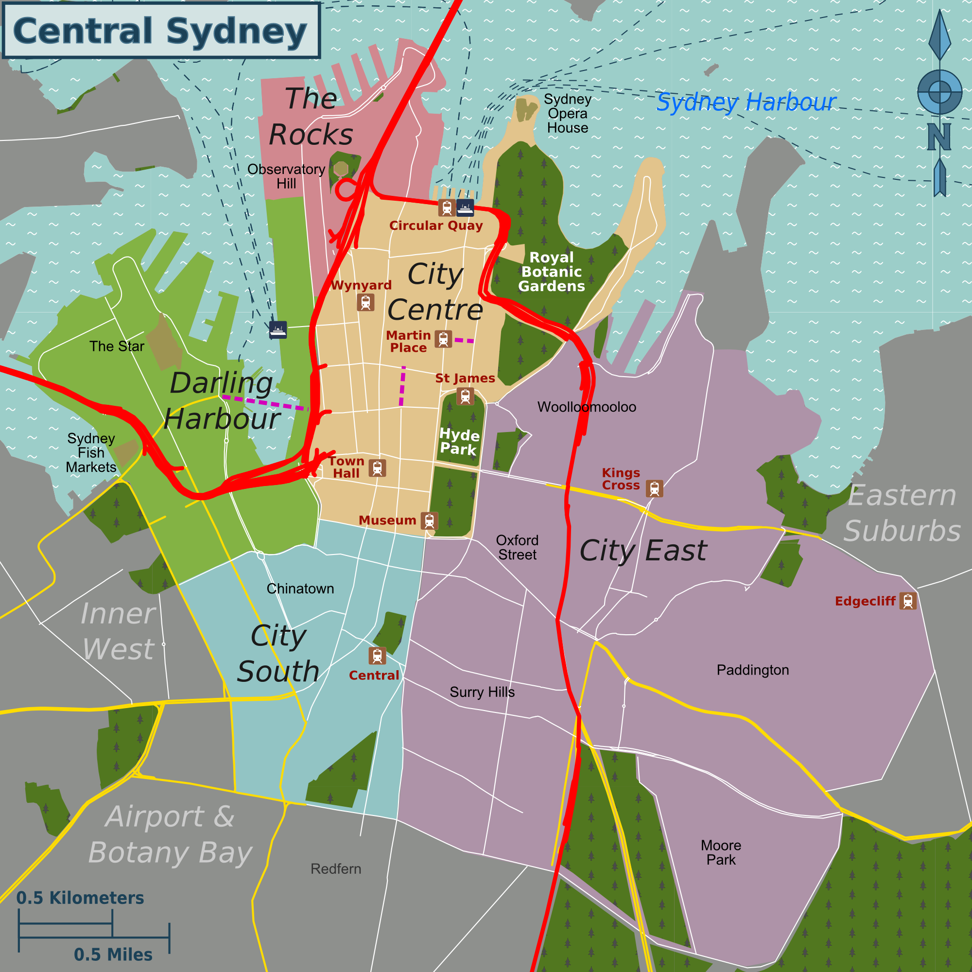 Walking tour of Sydney