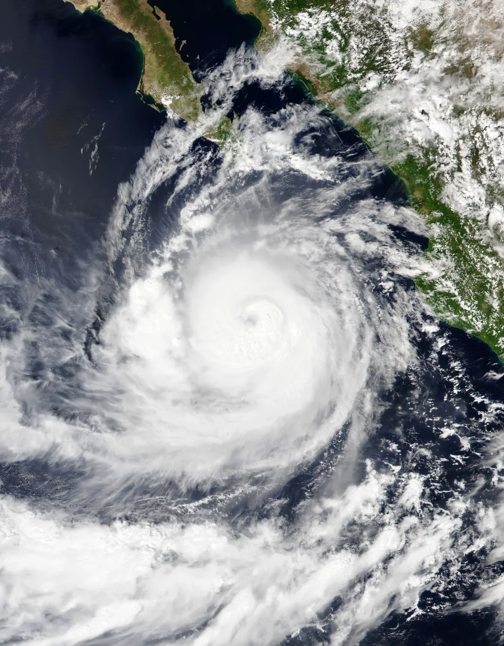 Hurricanes Rachel and Simon leave two dead and flood Mexican coastal regions.