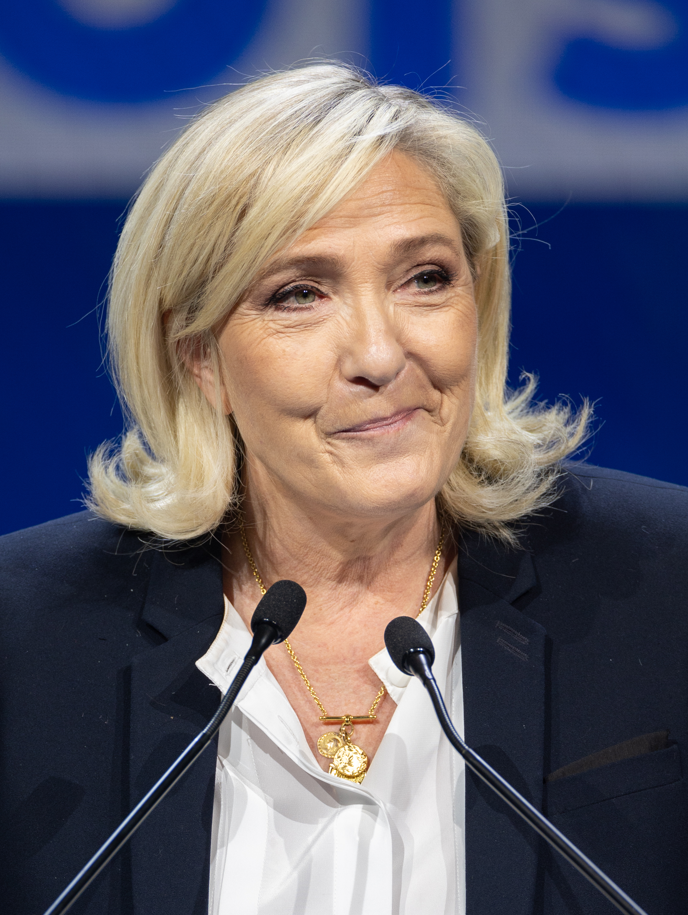 Protesters rally in Orléans as Marine Le Pen convenes National Rally congress