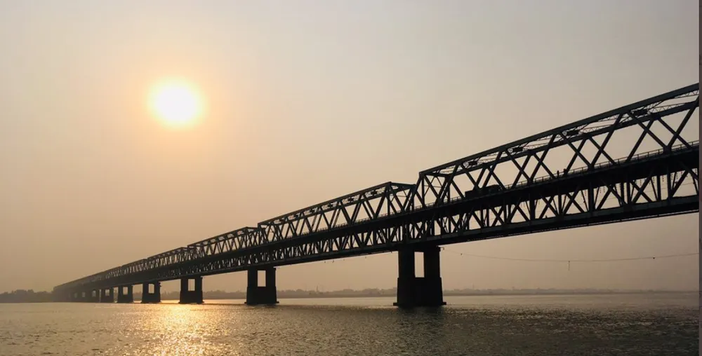 Barauni - Mokama Six Lane  Cable Bridge
