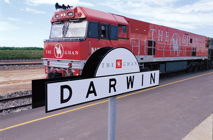 Across Australia by train