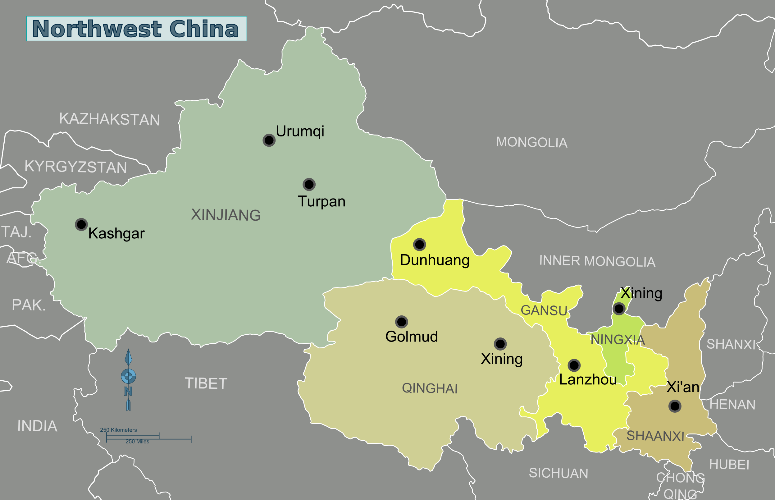 Northwestern China, People's Republic of China