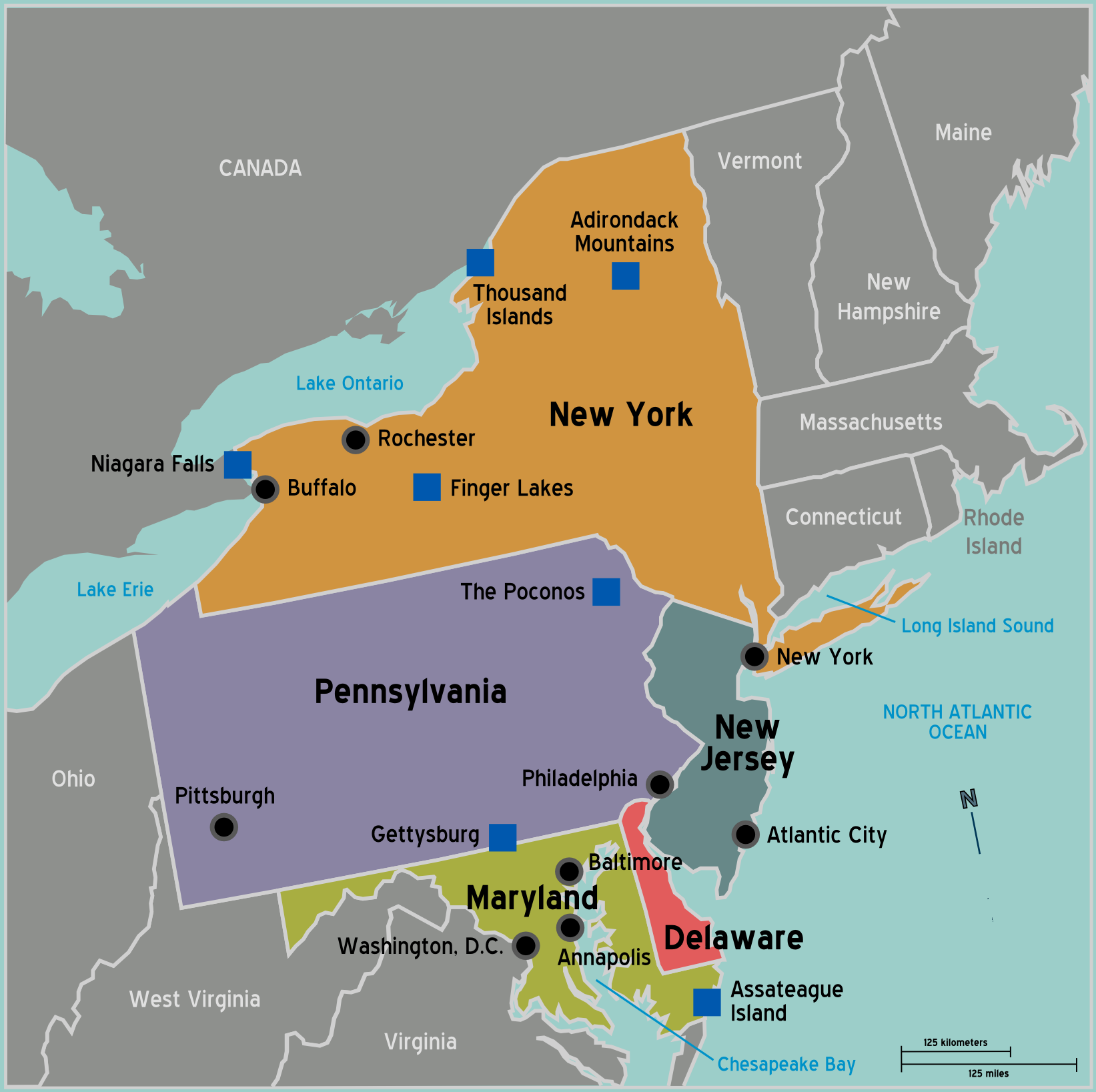 Mid-Atlantic, United States