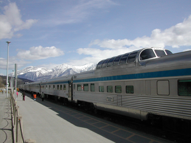 Across Canada by train