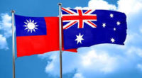 Taiwan and Australia flags as nations agree joint help over COVID-19