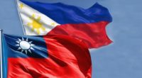 Taiwan and Philippines flags