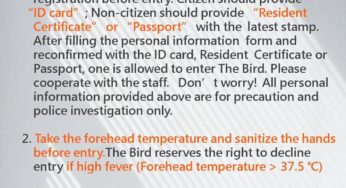 COVID-19 Discrimination Against Non-Taiwanese