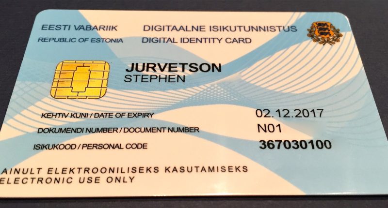Estonian eID card