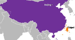 Taiwanese & Chinese areas of authority