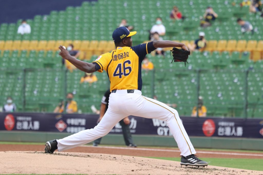 Jose pitching for the Brothers