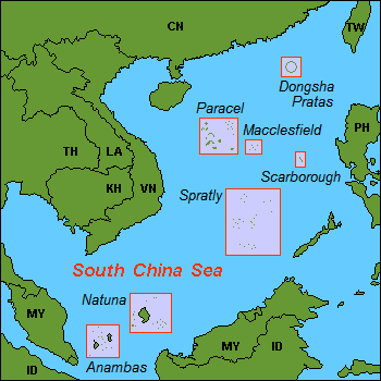 Location of the atoll