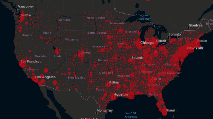 U.S. COVID-19 map