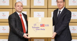 Taiwan presents Jordan with surgical masks