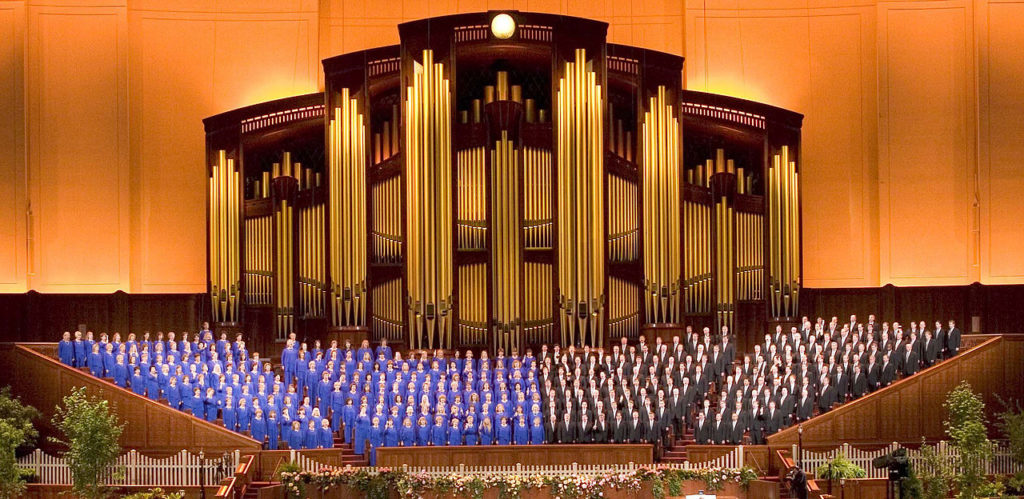 An all-white Mormon choir