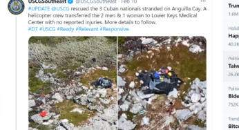 Three Cubans Rescued After Month Lost On Remote Island