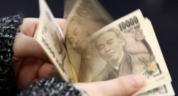 The fall of the Japanese yen to the dollar exchange rate