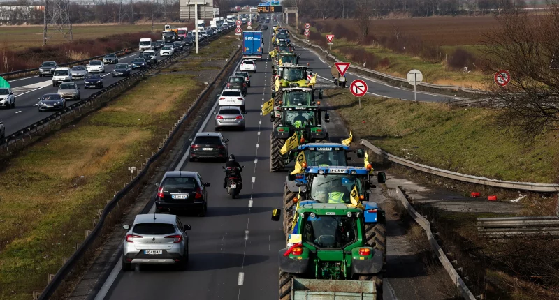 Farmers Protest in Paris