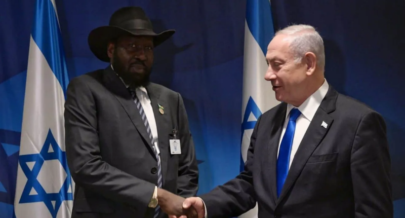 Israel South Sudan PMs meeting
