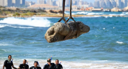 ruins recovered from sunken city off egypt's coast