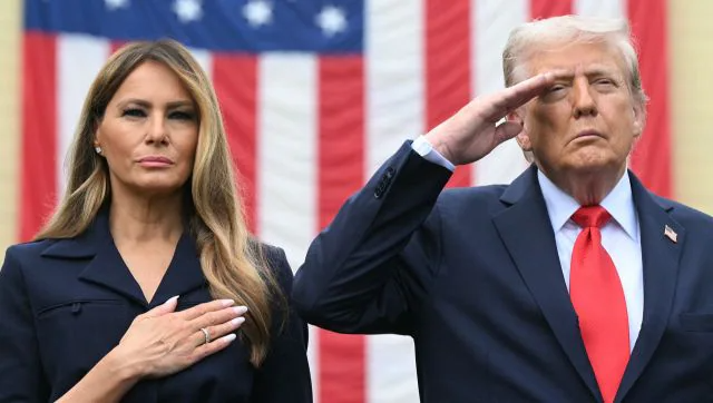 Donald Trump at 9-11 ceremony