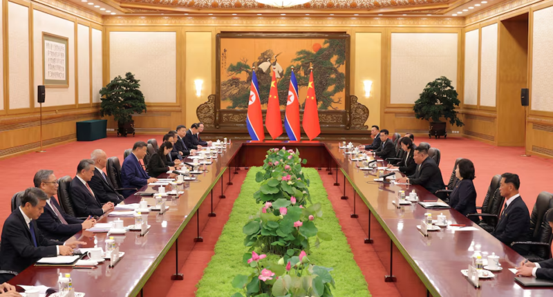 North Korea China meeting